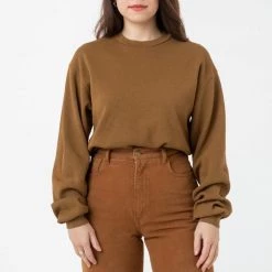 Los Angeles Apparel TX407GD Mix - Long Sleeve Heavy Thermal Crew Neck Unisex