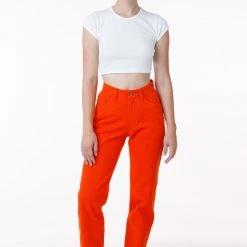 Los Angeles Apparel RBDW01GD - Garment Dye Women's Relaxed Fit Bull Denim Jean (Limited Edition)