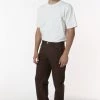 Los Angeles Apparel RTWL01 - Twill Work Pants Brown Women's