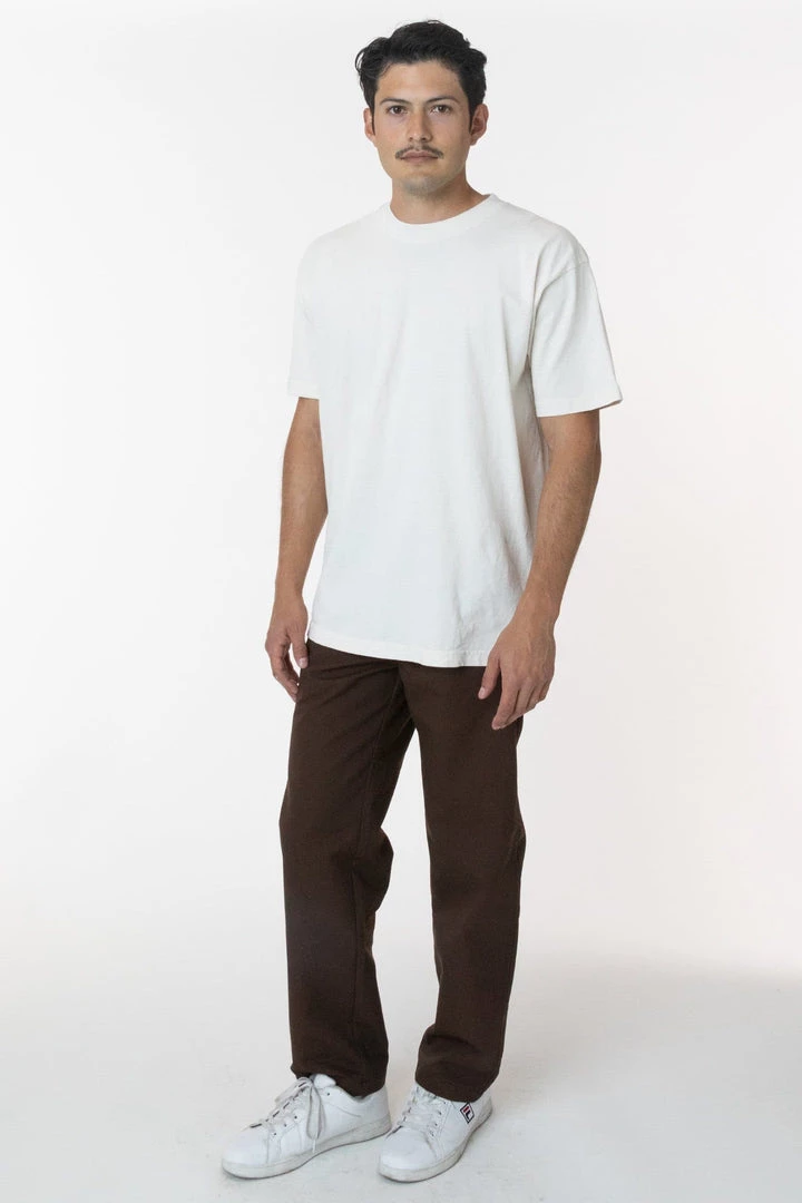 Los Angeles Apparel RTWL01 - Twill Work Pants Brown Women's 5 Los Angeles Apparel RTWL01 - Twill Work Pants Brown Women's