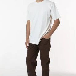 Los Angeles Apparel RTWL01 - Twill Work Pants Brown Women's 11 Los Angeles Apparel RTWL01 - Twill Work Pants Brown Women's