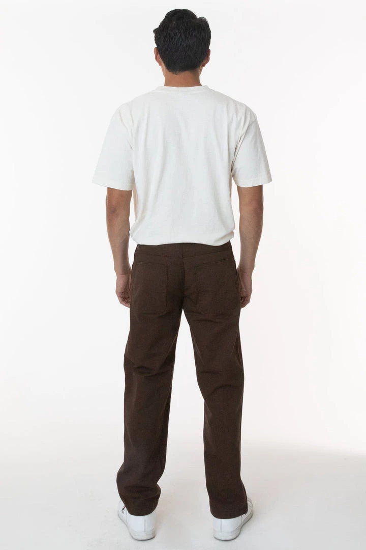 Los Angeles Apparel RTWL01 - Twill Work Pants Brown Women's 4 Los Angeles Apparel RTWL01 - Twill Work Pants Brown Women's