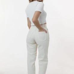 Los Angeles Apparel RBDW01GD - Garment Dye Women's Relaxed Fit Bull Denim Jean