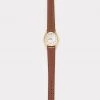 Los Angeles Apparel WCHADBCAT - Casio Women's Siberian Cat Leather Watch
