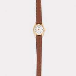 Los Angeles Apparel WCHADBCAT - Casio Women's Siberian Cat Leather Watch