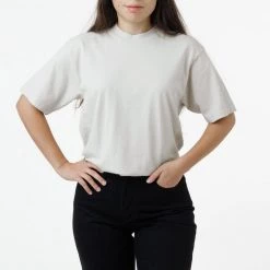 Los Angeles Apparel Women's 1801GD Unisex - 6.5oz Garment Dye Crew Neck T-Shirt (New & Now)