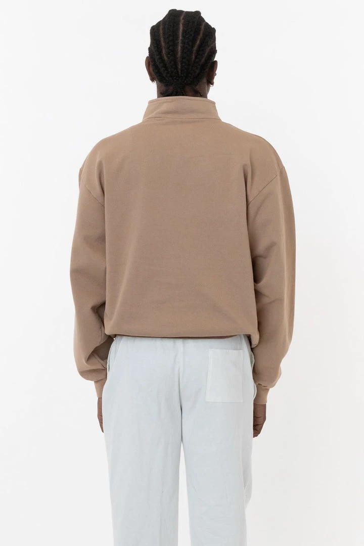 Los Angeles Apparel Men's CF408GD - 10 Oz. Garment Dye Cotton Fleece Half Zip Pullover 8 Los Angeles Apparel Men's CF408GD - 10 Oz. Garment Dye Cotton Fleece Half Zip Pullover