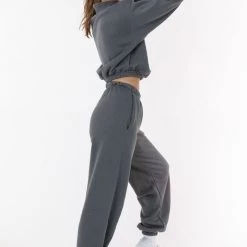 Los Angeles Apparel Women's F394 - Flex Fleece High Waist Sweatpant