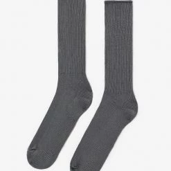 Los Angeles Apparel RIBCSOCK - Flat Knit Rib Crew Sock Women's