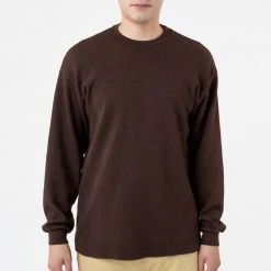 Los Angeles Apparel TX407GD Mix - Long Sleeve Heavy Thermal Crew Neck Unisex