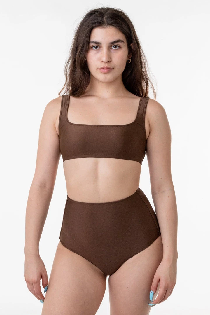 Los Angeles Apparel RNT3005 - Square Neck Bikini Top Women's 32 Los Angeles Apparel RNT3005 - Square Neck Bikini Top Women's