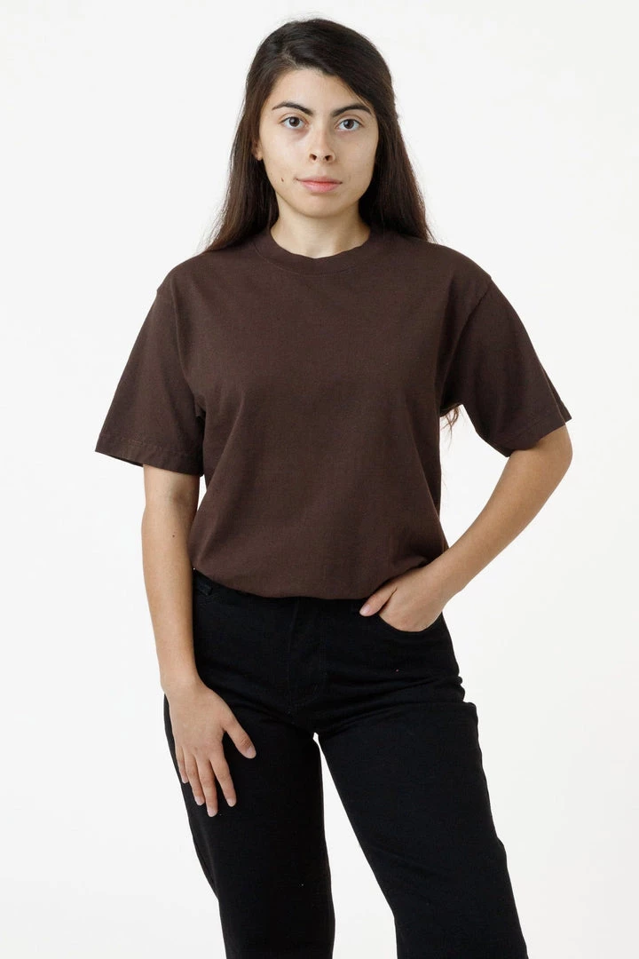 Los Angeles Apparel Women's 1801GD Mix - 6.5oz Garment Dye Crew Neck T-Shirt (New & Now) 5 Los Angeles Apparel Women's 1801GD Mix - 6.5oz Garment Dye Crew Neck T-Shirt (New & Now)