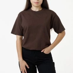 Los Angeles Apparel Women's 1801GD Unisex - 6.5oz Garment Dye Crew Neck T-Shirt (New & Now)