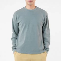 Los Angeles Apparel TX407GD - Long Sleeve Heavy Thermal Crew Neck Men's