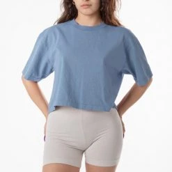 Los Angeles Apparel Women's 1820GD - Oversized Crop Tee