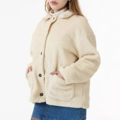 Los Angeles Apparel SHRW10 - Women's Sherpa Coat 17 Los Angeles Apparel SHRW10 - Women's Sherpa Coat