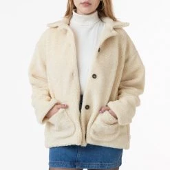 Los Angeles Apparel SHRW10 - Women's Sherpa Coat 15 Los Angeles Apparel SHRW10 - Women's Sherpa Coat