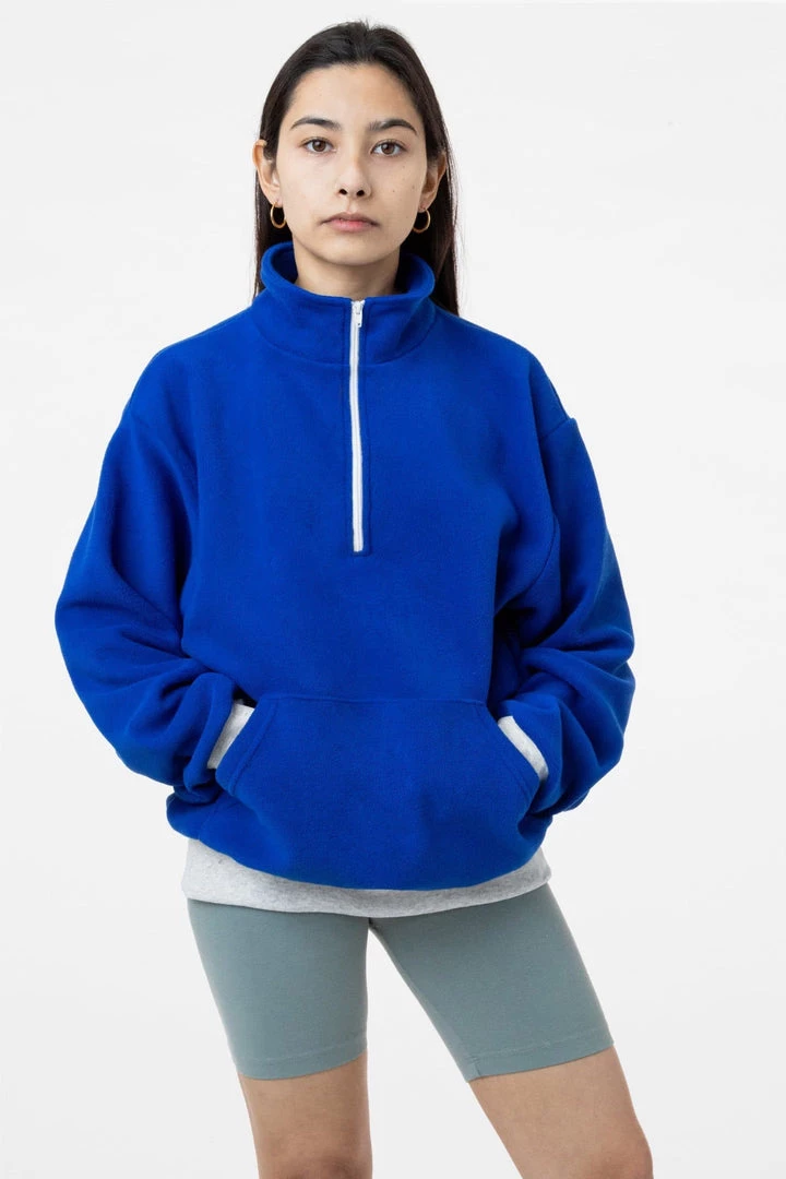 Los Angeles Apparel PF408 - Polar Fleece Half Zip Pullover 9 Los Angeles Apparel PF408 - Polar Fleece Half Zip Pullover
