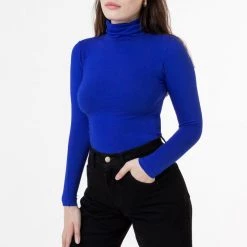 Los Angeles Apparel 8306GD - Cotton Spandex Garment Dye Turtleneck