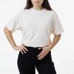 Los Angeles Apparel Women's 1801GD Unisex - 6.5oz Garment Dye Crew Neck T-Shirt (New & Now)