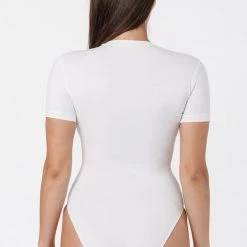 Los Angeles Apparel Women's B119CFS - Short Sleeve T-shirt Bodysuit