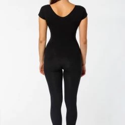Los Angeles Apparel B125C - Cap Sleeve Crossfront Unitard Women's