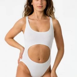 Los Angeles Apparel B106CF - Cutout Bodysuit Women's