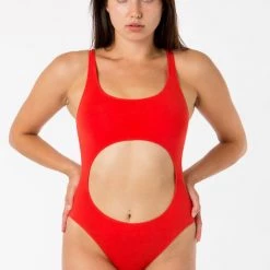 Los Angeles Apparel B106CF - Cutout Bodysuit Women's