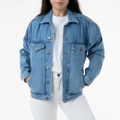 Los Angeles Apparel RDNM04 Unisex - Denim Jacket Women's