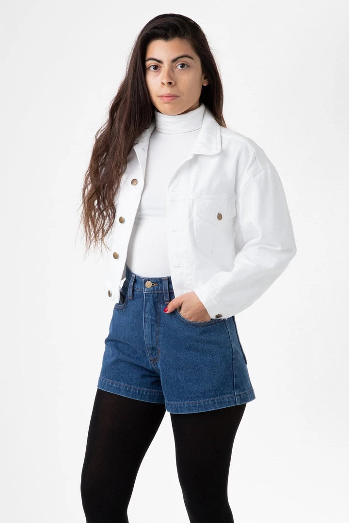 Los Angeles Apparel RDNW04 - Denim Loose Short Women's 6 Los Angeles Apparel RDNW04 - Denim Loose Short Women's