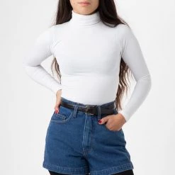 Los Angeles Apparel RDNW04 - Denim Loose Short Women's 19 Los Angeles Apparel RDNW04 - Denim Loose Short Women's