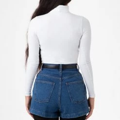 Los Angeles Apparel RDNW04 - Denim Loose Short Women's 20 Los Angeles Apparel RDNW04 - Denim Loose Short Women's