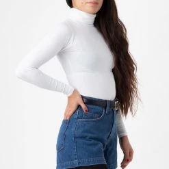 Los Angeles Apparel RDNW04 - Denim Loose Short Women's 21 Los Angeles Apparel RDNW04 - Denim Loose Short Women's