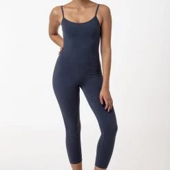 Los Angeles Apparel 83026GD - Garment Dye Cropped Spaghetti Unitard Women's 23 Los Angeles Apparel 83026GD - Garment Dye Cropped Spaghetti Unitard Women's