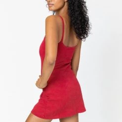 Los Angeles Apparel RHR318GD - Heavy Rib Spaghetti Mini Dress Women's