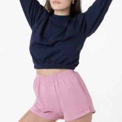 Los Angeles Apparel Women's 1214GD - Heavy Jersey Garment Dye Short Shorts