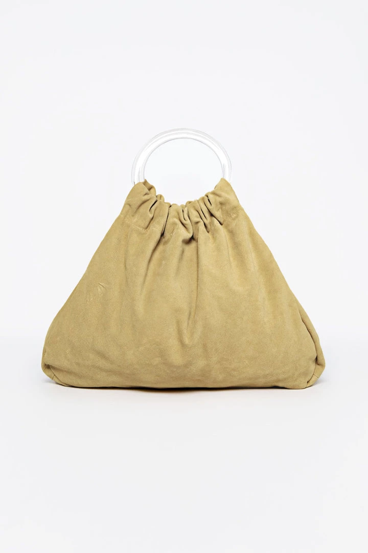 Los Angeles Apparel RLH3480 - Suede Acrylic Ring Bag Women's 11 Los Angeles Apparel RLH3480 - Suede Acrylic Ring Bag Women's
