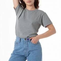 Los Angeles Apparel 2802GD - Garment Dyed Short Sleeve Boyfriend Tee Women's 10 Los Angeles Apparel 2802GD - Garment Dyed Short Sleeve Boyfriend Tee Women's