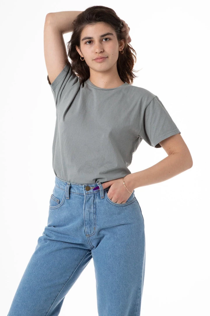 Los Angeles Apparel 2802GD - Garment Dyed Short Sleeve Boyfriend Tee Women's 5 Los Angeles Apparel 2802GD - Garment Dyed Short Sleeve Boyfriend Tee Women's