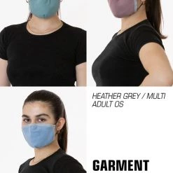 Los Angeles Apparel FACEMASK3 - 3-Pack Cotton Mask