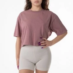 Los Angeles Apparel Women's 1820GD - Oversized Crop Tee