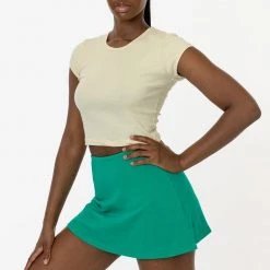 Los Angeles Apparel Women's 8381GD - Garment Dye Cheer Skort