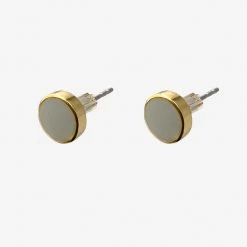 Los Angeles Apparel Women's EARES70 - 7mm Enamel Stud Earrings
