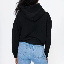 Los Angeles Apparel WF369GD - Puffy Heavyweight Fleece Cropped Hoodie