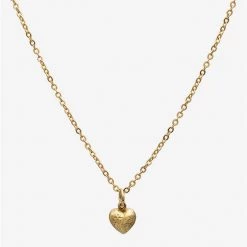 Los Angeles Apparel HRCHRMNK - Heart Pendant Necklace Women's