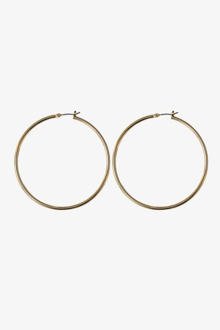 Los Angeles Apparel EARHOOP02 - Timeless Large Hoop Earrings 6 Los Angeles Apparel EARHOOP02 - Timeless Large Hoop Earrings