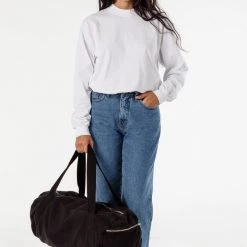 Los Angeles Apparel Women's BD04 - Bull Denim Diagonal Strap Gym Bag