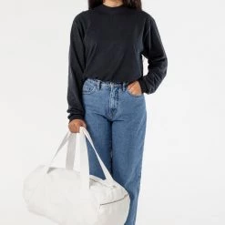 Los Angeles Apparel Women's BD04 - Bull Denim Diagonal Strap Gym Bag 32 Los Angeles Apparel Women's BD04 - Bull Denim Diagonal Strap Gym Bag