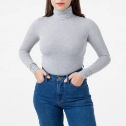 Los Angeles Apparel 8306 - Cotton Spandex Turtleneck 24 Los Angeles Apparel 8306 - Cotton Spandex Turtleneck