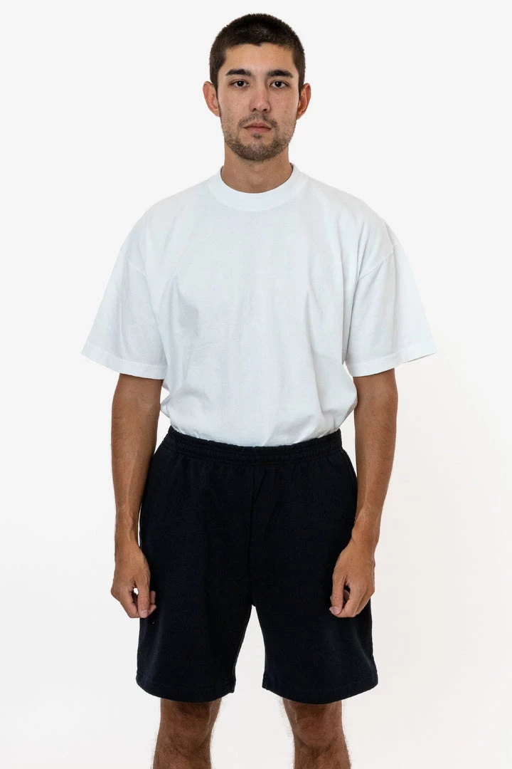 Los Angeles Apparel Men's HF-02 Mix - 14oz. Heavy Fleece Mid-Length Short 11 Los Angeles Apparel Men's HF-02 Mix - 14oz. Heavy Fleece Mid-Length Short